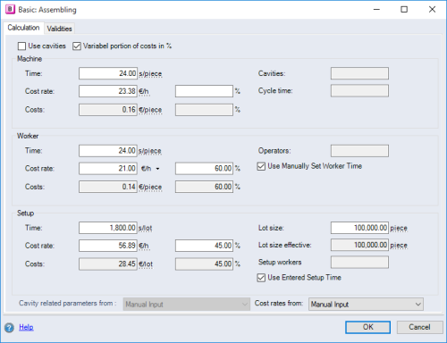 Basic on Process Dialog